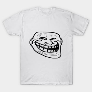 Troll face lol omegalul funny meme twitch dank troll meme face 2012 T-Shirt